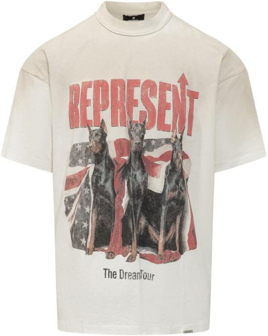 26SS 리프레젠트 반팔 티셔츠 MLM10059330 WHITE