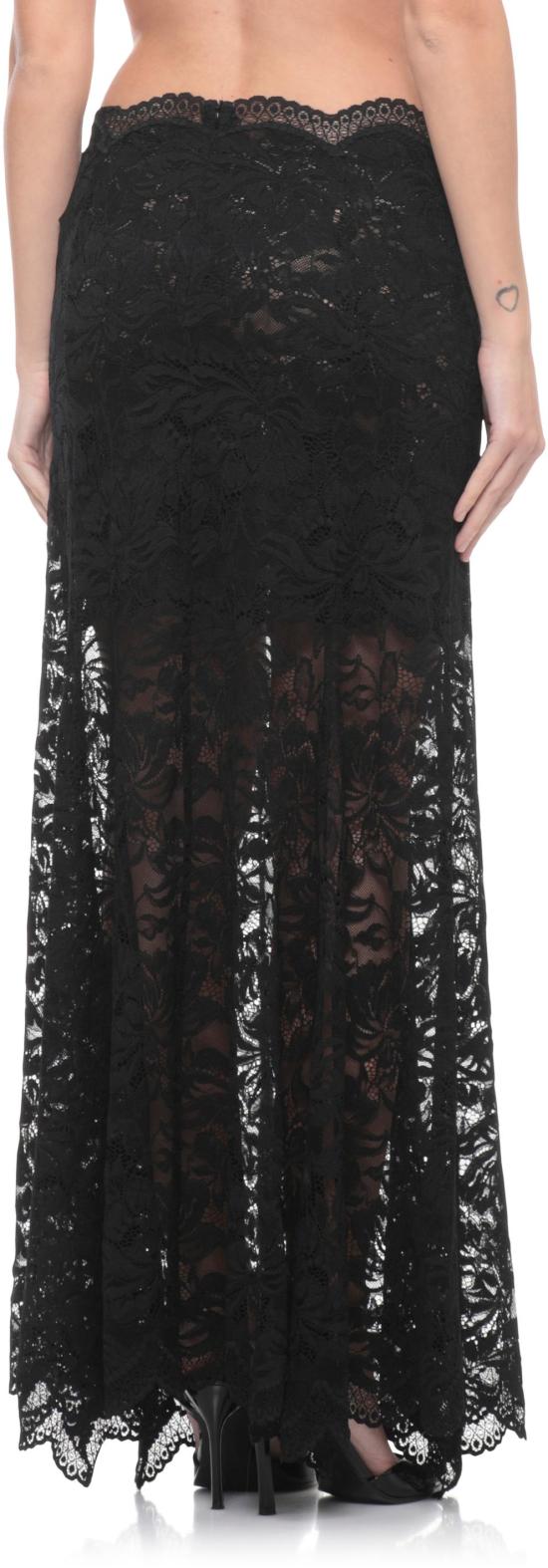 26SS 파코라반 롱 스커트 26PJJU131PA0170P001 BLACK - PACO RABANNE