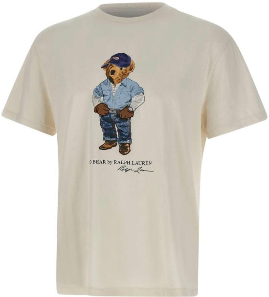 26SS 랄프 로렌 반팔 티셔츠 710B14615001 WHITE