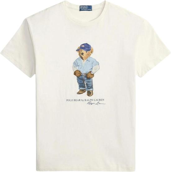 26SS 랄프 로렌 반팔 티셔츠 710B14615001 WHITE