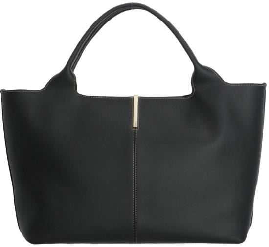 26SS 토즈 미디움 쇼퍼백 XBWEBRA0300UBLB999 BLACK