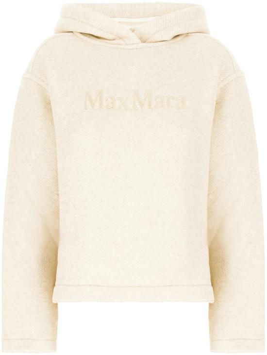 25SS 막스마라 GARY 가리 로고 자수 후드 티셔츠 GARY001 NEUTRAAL