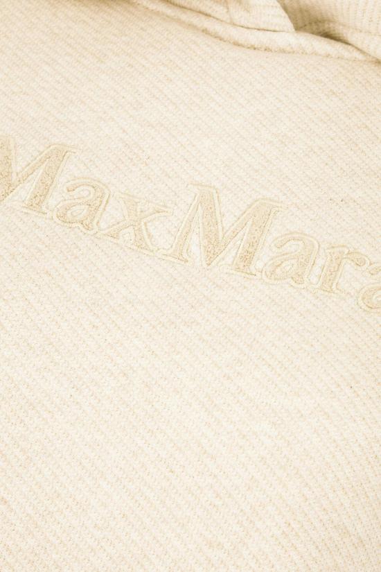 25SS 막스마라 GARY 가리 로고 자수 후드 티셔츠 GARY001 NEUTRAAL - MAX MARA