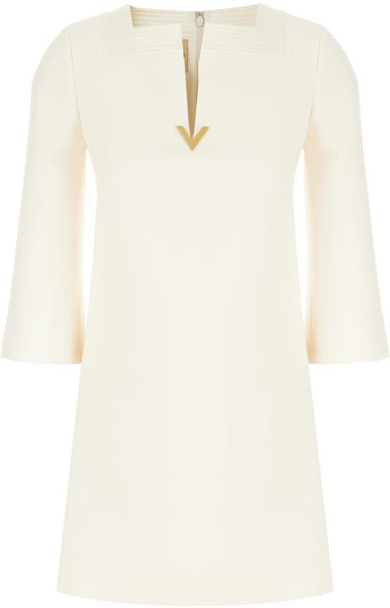 26SS 발렌티노 가라바니 미디 원피스 8B3VAJE51CFA03 NEUTRAAL