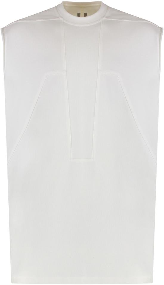  릭 오웬스 민소매 티셔츠 RU01D3178 WHITE