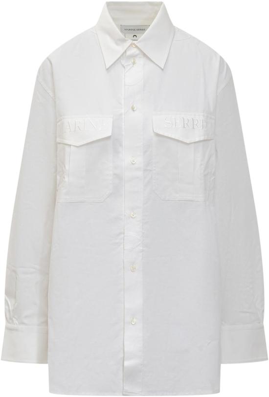 25SS 마린세르 긴팔 셔츠 USI022AWH20 WHITE