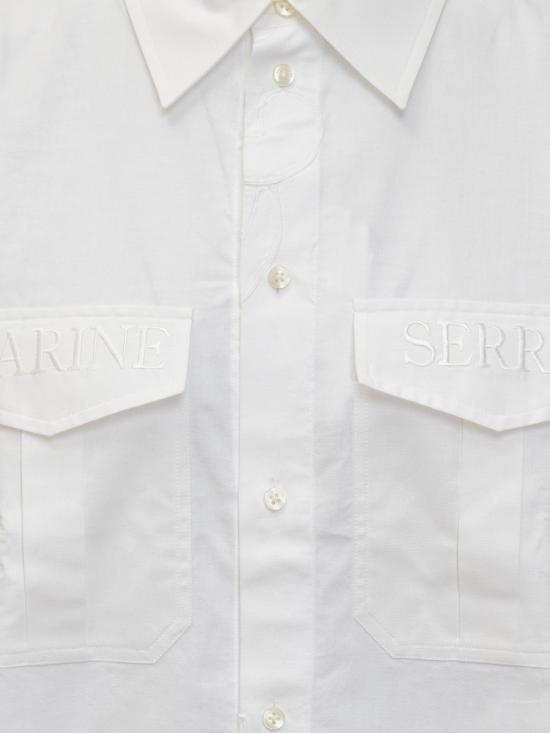25SS 마린세르 긴팔 셔츠 USI022AWH20 WHITE - MARINE SERRE