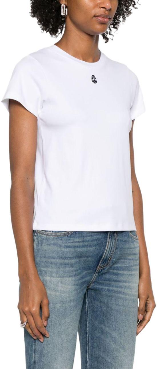 25SS 알렉산더 맥퀸 반팔 티셔츠 819193QLAEH9000 WHITE - ALEXANDER MCQUEEN