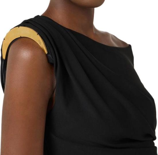 26SS 엘리자베타프랜치 롱 원피스 AB90661E2110 BLACK - ELISABETTA FRANCHI