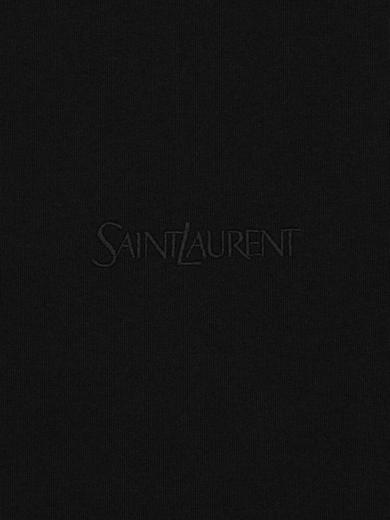 26SS 생로랑 반팔 티셔츠 857461Y37XE1000 BLACK - SAINT LAURENT