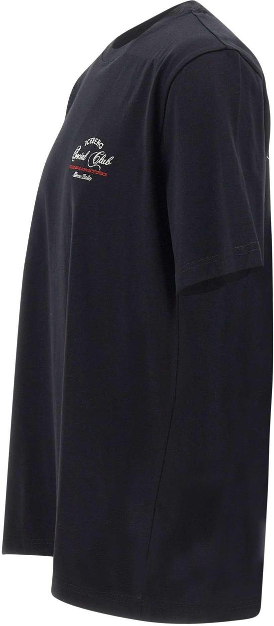 26SS 아이스 비 아이스버그 반팔 티셔츠 F02063259000 BLACK - ICE B ICEBERG