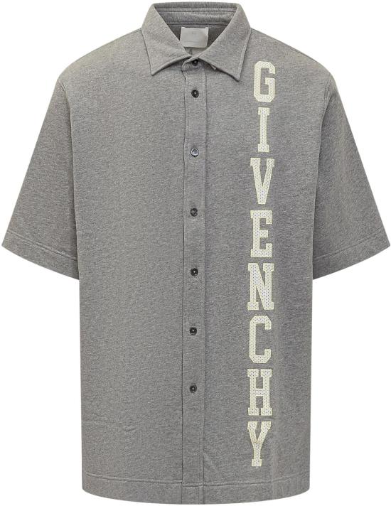  지방시 반팔 셔츠 BM611J1YGT055 GREY