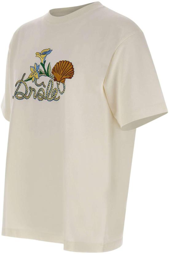 26SS 드롤드무슈 반팔 티셔츠 TS303CO248OW WHITE - DROLE DE MONSIEUR