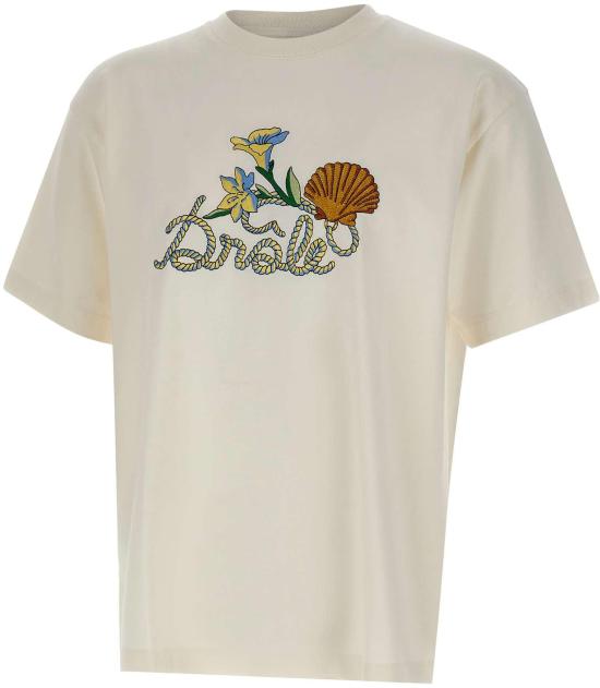 26SS 드롤드무슈 반팔 티셔츠 TS303CO248OW WHITE
