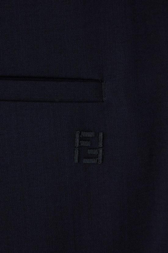 26SS 펜디 울 캔버스 팬츠 FB1108AYU7F0QG0 BLUE - FENDI