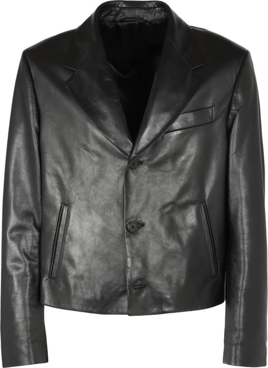  살바토레 페라가모 가죽 자켓 142199 BLACK - SALVATORE FERRAGAMO