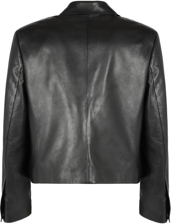  살바토레 페라가모 가죽 자켓 142199 BLACK - SALVATORE FERRAGAMO