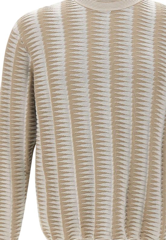 26SS 엠포리오 아르마니 스웨터 EM005525AF25254F6050 BEIGE - EMPORIO ARMANI