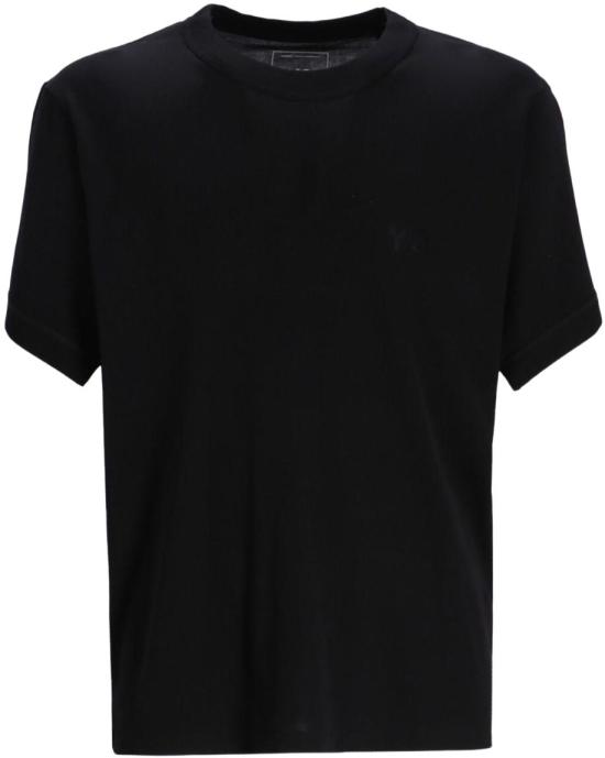 26SS 와이쓰리 탑 ADIDASY3SLIMTSHIRTCOTONNOIR BLACK