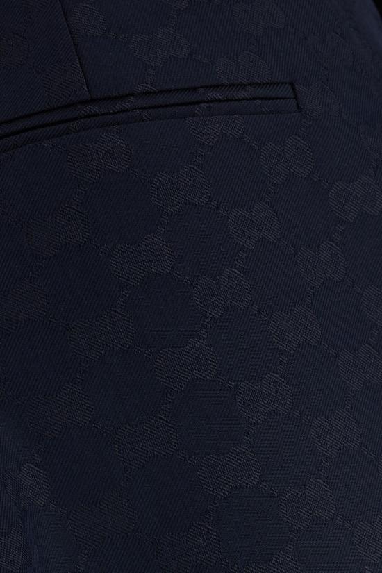 26SS 구찌 GG 코튼 개버딘 쇼츠 859655ZAQXT4474 BLUE - GUCCI