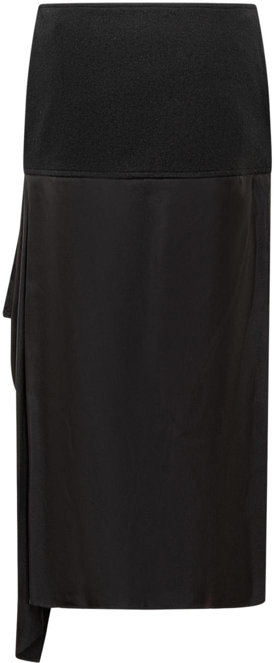  질샌더 롱 스커트 J02MA0233J20050001 BLACK - JIL SANDER