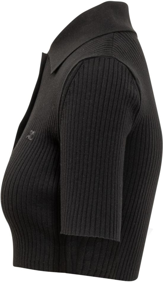 25SS 쿠레쥬 스웨터 125MPO046FI00019999 BLACK - COURREGES