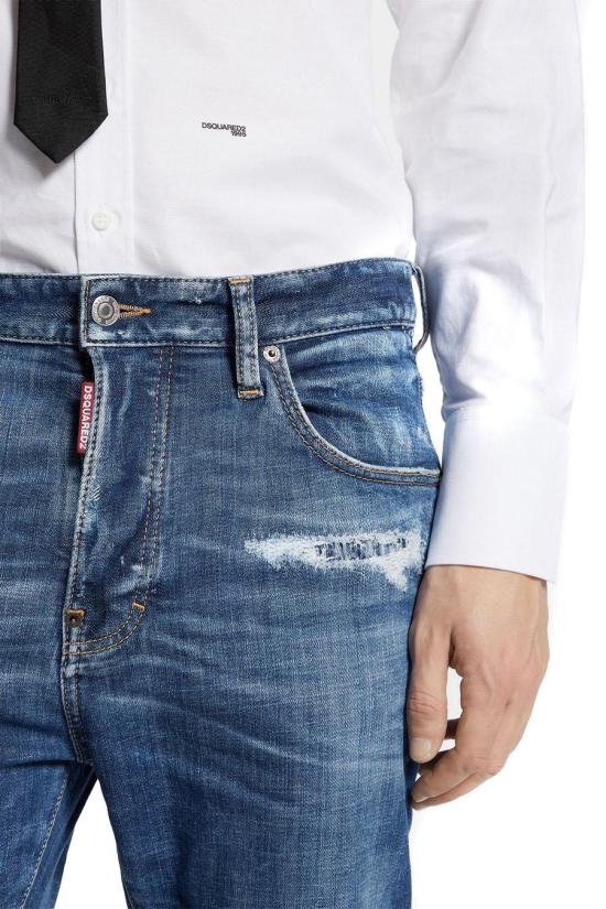 25FW 디스퀘어드2 데님 팬츠 S74LB1728S30872470 BLUE - DSQUARED2