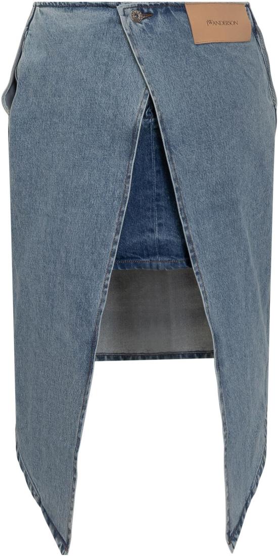 25SS JW앤더슨 데님 스커트 DK0027PG1774804 BLUE - JW ANDERSON