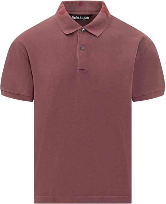 25FW 팜앤젤스 폴로 티셔츠 PMGB02AF25FAB0012825 MAROON