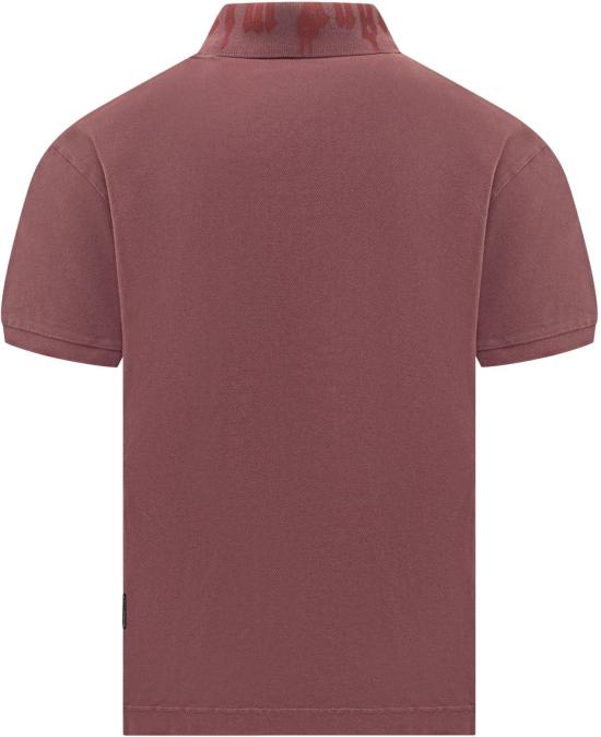 25FW 팜앤젤스 폴로 티셔츠 PMGB02AF25FAB0012825 MAROON - PALM ANGELS