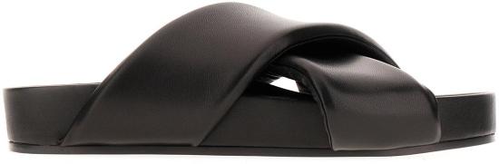 25SS 질샌더 뮬/슬리퍼 J32WP0001P5810001 BLACK