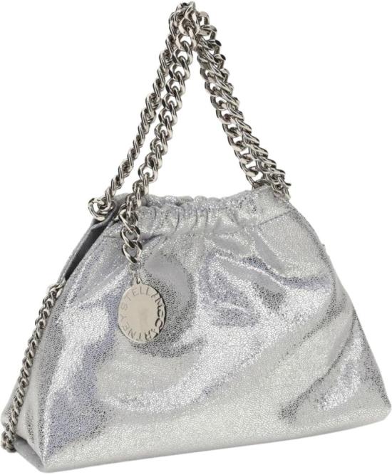 26SS 스텔라 맥카트니 팔라벨라 드로스트링 숄더백 7B0144WP03018101 SILVER - STELLA MCCARTNEY