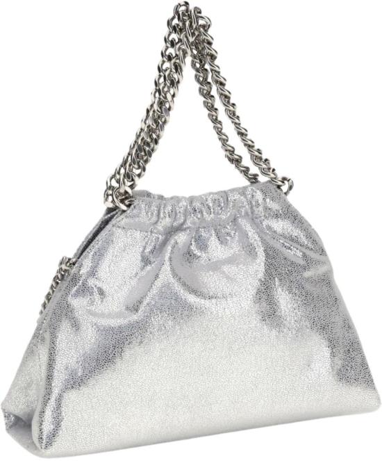 26SS 스텔라 맥카트니 팔라벨라 드로스트링 숄더백 7B0144WP03018101 SILVER - STELLA MCCARTNEY