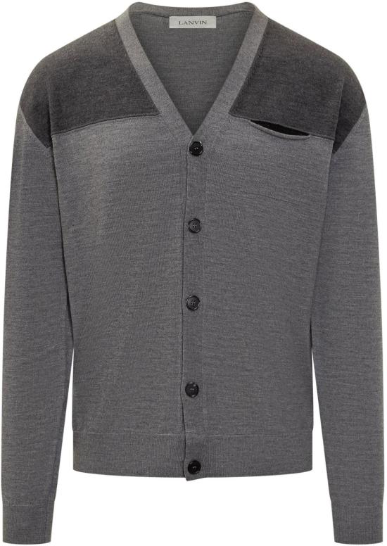 25FW 랑방 가디건 RMCA0014K073H251411 GREY