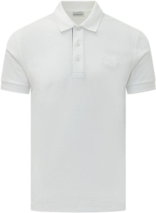 26SS 버버리 코튼 폴로 티셔츠 8099166A1464 WHITE