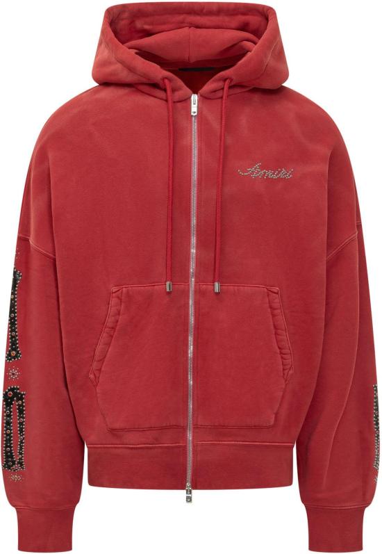 26SS 아미리 후드 티셔츠 AMTOJR1012633 RED