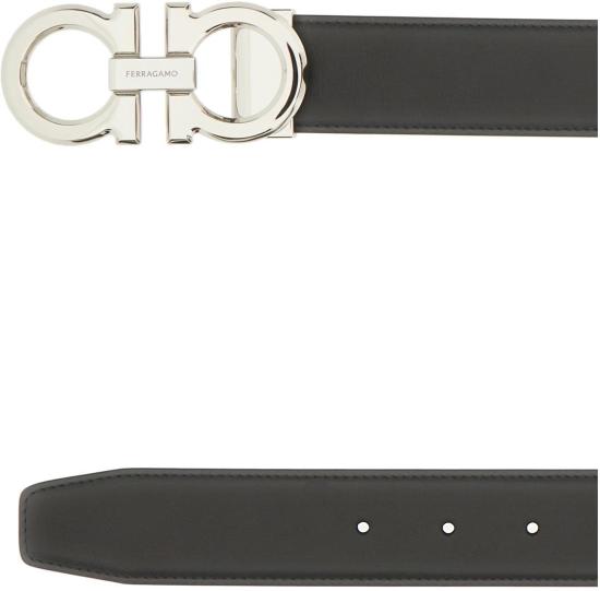 26SS 살바토레 페라가모 가죽 벨트 679710 BLACK - SALVATORE FERRAGAMO