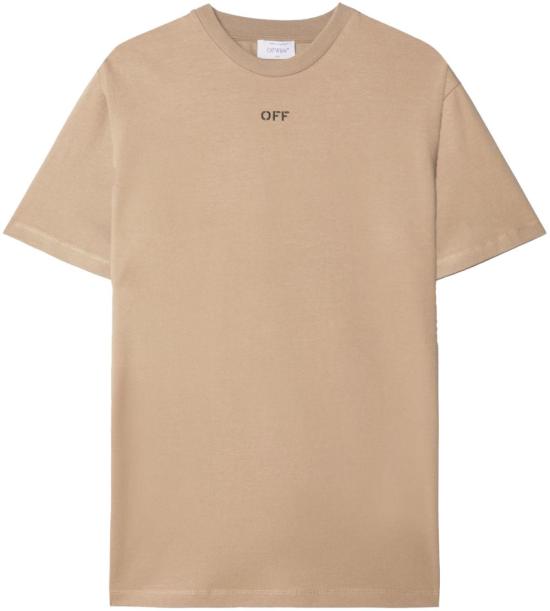  오프화이트 탑 OMAA027F23JER0086110 BEIGE