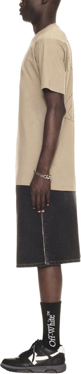  오프화이트 탑 OMAA027F23JER0086110 BEIGE - OFF WHITE