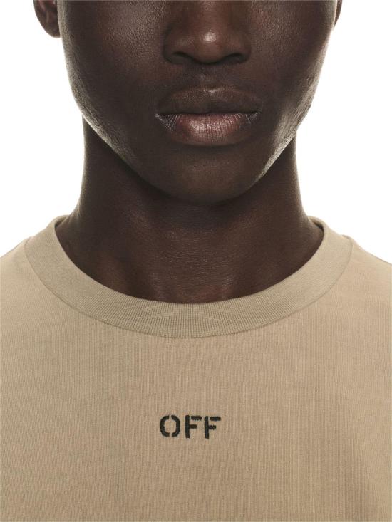  오프화이트 탑 OMAA027F23JER0086110 BEIGE - OFF WHITE