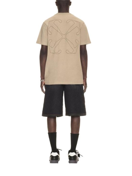  오프화이트 탑 OMAA027F23JER0086110 BEIGE - OFF WHITE