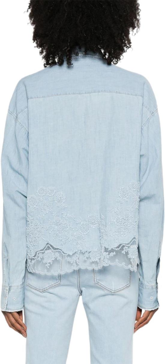 26SS 에르마노 설비노 블라우스 D482K365APTZD44115 BLUE - ERMANNO SCERVINO