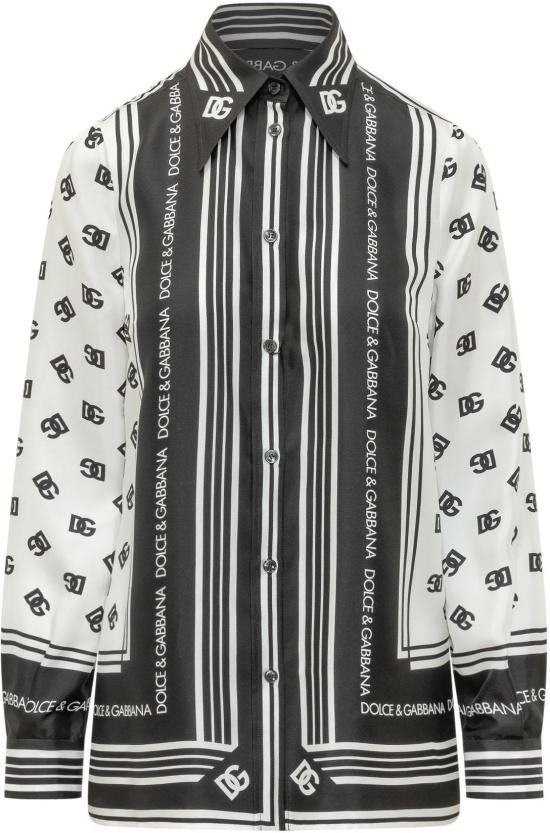 25FW 돌체앤가바나 블라우스 F5S48THI1Z6HA9CN BLACK