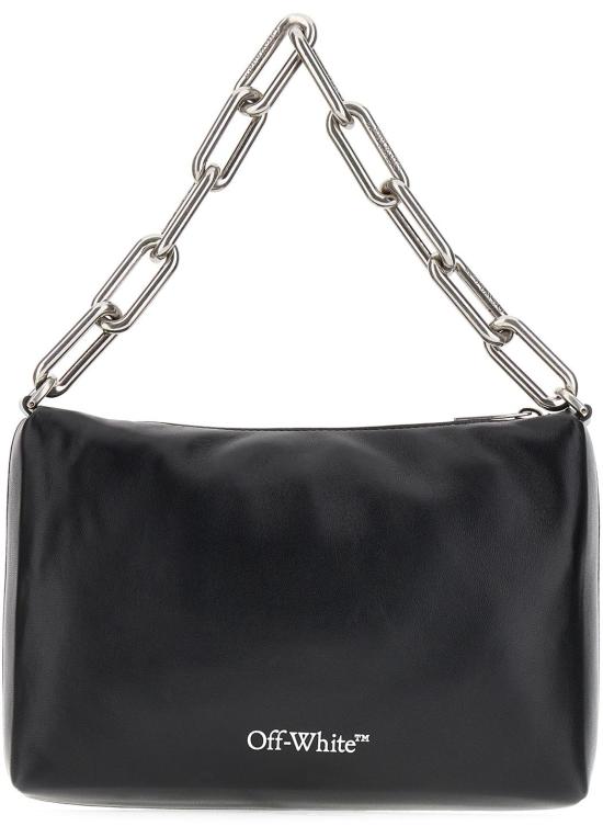  오프화이트 클러치/파우치 OWNM045C99LEA0011072 BLACK - OFF WHITE