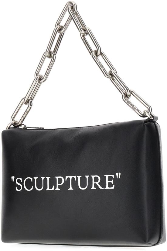  오프화이트 클러치/파우치 OWNM045C99LEA0011072 BLACK - OFF WHITE