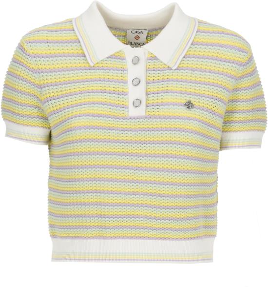 26SS 카사블랑카 폴로 티셔츠 WSS26KW129201 DIVERS