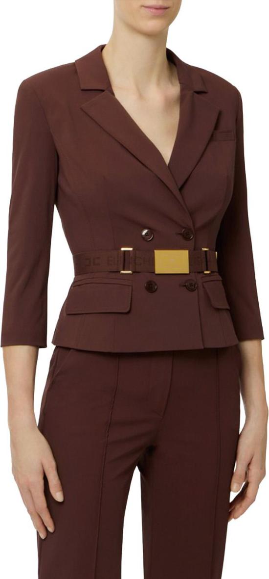 26SS 엘리자베타프랜치 수트 자켓 GI22461E2644 BROWN - ELISABETTA FRANCHI