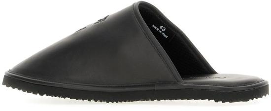 26SS 오프화이트 뮬/슬리퍼 OMIJ00BS26LEA0011010 BLACK - OFF WHITE