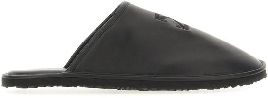 26SS 오프화이트 뮬/슬리퍼 OMIJ00BS26LEA0011010 BLACK