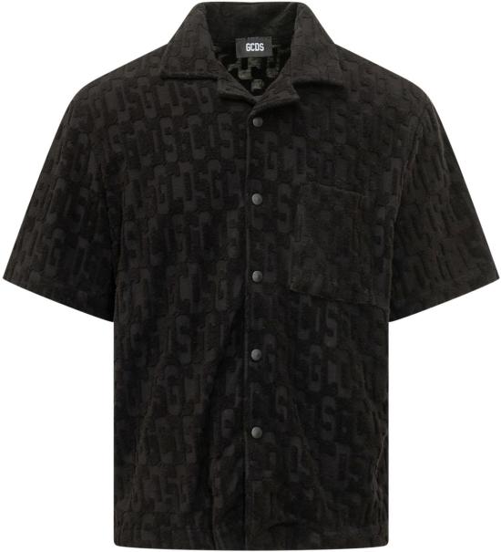 26SS 지씨디에스 반팔 셔츠 C1MBQH172T078999B BLACK